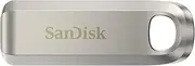 SanDisk Ultra Luxe USB Type C Drive 1TB USB Type C Flash Drive USB 3.2 Gen 1 Metal Design 400MB/s Read Keychain Eye Silver