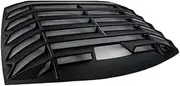 Car Rear Window Louver Compatible for Subaru BRZ Compatible for Toyota GT86 86 ABS Matte Black Quarter Spoiler Panel Air Outlet Diffuser Shutter Frame