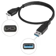 Extra Thick Premium Micro USB 3.0 Hard Drive Cable For Seagate WD Samsung HDD AU