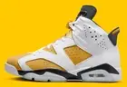 Sz 4Y-13 Nike Air Jordan 6 Retro Yellow Ochre White Black CT8529-170