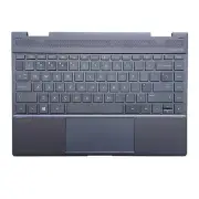 New For HP Spectre 13-AE X360 13.3" Palmrest Backlit Keyboard Touchpad Brown US