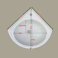 在飛比找樂天市場購物網優惠-三角洗手盆 掛牆式塑料轉角洗手盆三角盆牆角工地陽台小戶型臉盆