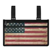 Vintage USA Flag Accessories Bag for Walker, Wheelchair, Rollator for Seniors...