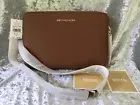 AUTHENTIC MICHAEL KORS CROSSBODY BAG JET SET LARGE LUGGAGE WITH GOLD HARDWARE