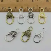 20pcs Antique Lobster Clasp Necklace Bracelet Hook bails Bracelet Jewelry Making