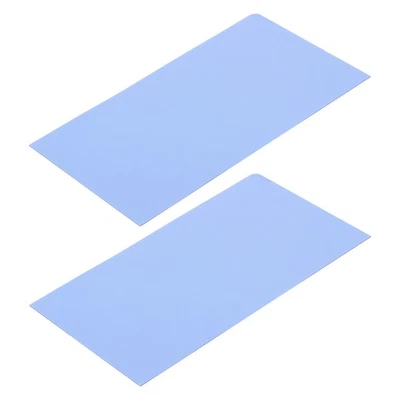 2 Pack Thermal Pad 3.6W/m.K 150x90x1mm for Laptop Computer Radiator, Blue