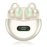 AI Translation Earbuds Real Time, Two Way 144 Languages Translator Earbuds Device for iOS Android, Wireless AI Headphones for Business Travel,Beige
