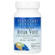 Planetary Herbals, Full Spectrum™ Antler Velvet, 250 mg, 60 Tablets (125 mg per Tablet)