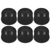 6pcs Pocket Hair Comb Brush Men Beard Mustache Palm Travel Scalp Massage JJS