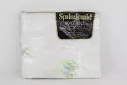 NOS Vtg 70s Springmaid No Iron Percale Wondercale Floral Twin Fitted Sheet 39x76
