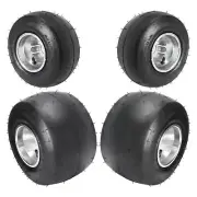 Set [4] Slick Road tire 5" Tyre and Rim Wheels 10x4.50-5 11x7.10-5 Go Kart buggy