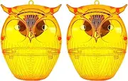 Gupcaqosjw Wasp Trap,Owl Shape Solar LED Light Wasp Nest Decoy | Reusable Household Goods for Patio Garden Attic Ground Shed Backyard Hunting Porch