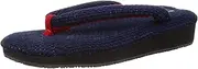 ARROWS&Company Ltd.(カブシキガイシャ アローズ) Kabushikigaisha Arrows Men's Geta Sandals, Laqda, Masadai Bushu Dyed Sashiko Geta