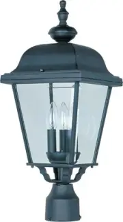 Maxim 3008 Black Builder Cast 3-Light Outdoor Post Light