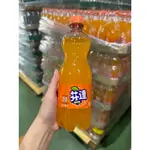 單瓶賣場【甲熊厚】芬達 橘子汽水 600ML  芬達 汽水橘子口味 12罐/箱