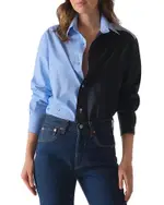 Cissa Color Blocked Poplin Shirt