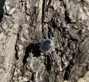 Genuine Labradorite Solid Sterling Silver 925 Ring Size 6