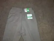 DOCKERS GOLF tan Olympia pleated classic fit PANTS 32x30 NEW WITH TAGS