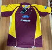 2006 - 2008 QLD BULLS ODI Cricket Shirt Ford Ranger Size M but quite big BNWT