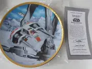 Star Wars Hoth Snow Speeder Hamilton Collector Plate Limited Edition COA Boxed