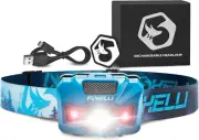 Rechargeable LED Headlamp – Ultralight, Waterproof, and USB Rechargeable Headlam
