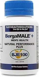 BergaMALE by BergaMet - 1 Bottle - Natural Male Performance & Cardio Enhancer (47% Citrus Bergamot Extract)