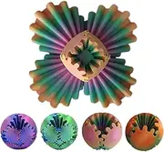 Gear Ball - 3D Printed Gear Ball Spin Ball or Cube Fidget Toy, 2024 New GearSphere Fidget Toys,The Steampunk Whirling Wonder Fidget Ball Toy, Fidget Ball for Stress and Anxiety Relaxing (Rainbow)