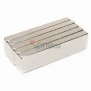 [5PCS] Big Strong Block Bar Fridge Magnets 40x10x4mm Rare Earth Neodymium N52
