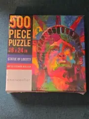 Americanflat 500 Piece "Statue of Liberty" Jigsaw Puzzle