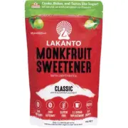 LAKANTO Classic - Monkfruit Sweetener White Sugar Replacement 500g