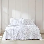 [Lush Decor] Suzette Sheet Set 6 Piece Set King Pink - Floral Sheets -Flower Bed Sheets - Cottage Decor