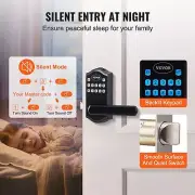 Keyless Entry Door Lock With Separate Handle Keypad Automatic Door Lock Password