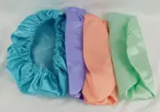 Amazon Basics Shower Caps - 4 Pack, Multicolor, Waterproof