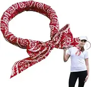 [Generic] Cooling Neck Wraps, Summer Instant Cooling Scarf Bandana, Ice Cooling Scarf Water Soaking Wraps, Breathable Running Cooling Headband for Hiking Camping Outdoor Hot Summer