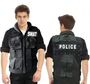 Police OR Swat Special Forces Tactical Assault Vest Combat Camo
