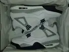 Air Jordan 4 Retro 'Midnight Navy' White/Navy DH6927-140 Men's Size 12