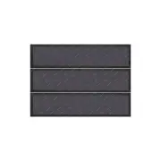 SP Tools 3Pcs Eva Parts Tray Medium - Empty 565 x 145 x 28Mm High-Density Foam