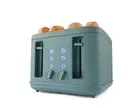 NEW AUSTOCK | 4 Slice Soft Touch Electric Stainless Steel Toaster Green | FAST