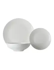 [Maxwell & Williams] White Basics Tribeca Coupe Dinner Set 12 Piece in White