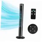 Tower Fan 46 Inch, 24ft/s Velocity Quiet Oscillating Bladeless Fan with
