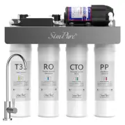 WP2-400 GPD 8 Stage UV Reverse Osmosis Tankless RO Drinking Water Filter System