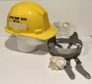 U.S. Army 9TH INF DIV (MTZ) Bullard Hard Boiled Wildfire Fighting 911C Hard Hat