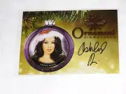 2015 Benchwarmer ASHLEY DORIS Holiday #8 Ornament Gold Foil Auto PLAYBOY Model