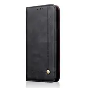 Casual Style Retro Crazy Horse Texture Horizontal Flip Leather Case for Xiaomi Redmi Note 7 / Note 7 Pro, with Card Slots & Holder & Wallet (Black)