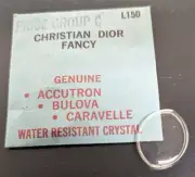 Genuine NEW Bulova - Christian Dior Replacement Watch Crystal Part# L150