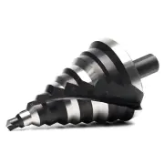 1/4 to 2 Inch HSS Step Drill Bit, 10 Sizes for Metal, Plastic, Wood, Heavy Duty
