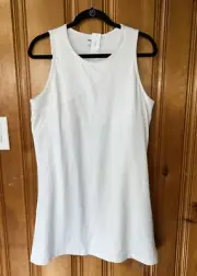 New Reebok Tennis Dress Players White Built In Bra XL