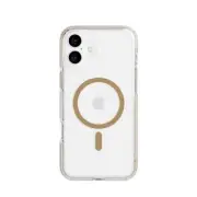 Tech 21 EvoCrystal MagSafe Case for iPhone 16 Plus - Clear/Gold