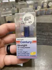 1/2" STRAIGHT Cutting diameter ROUTER BIT - CENTURY TOOL - 1/4" SHANK #40105