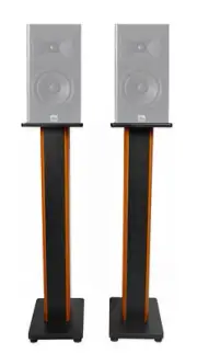 (2) 36" Bookshelf Speaker Stands For JBL Arena 120 Bookshelf Speakers